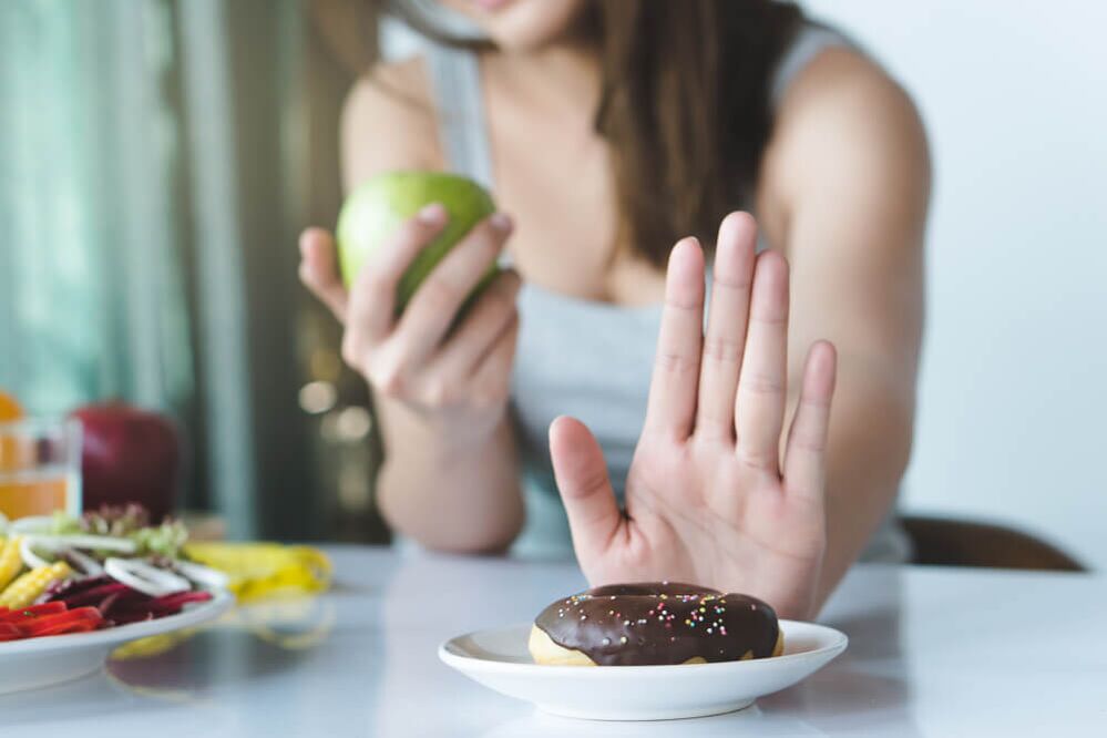 evitar los dulces en la dieta Dukan